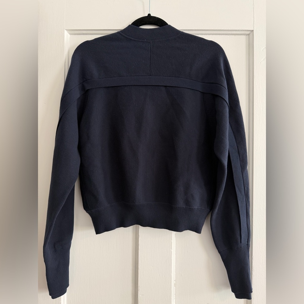 Athleta Advantage Sweater Navy Medium - Picture 4 of 15